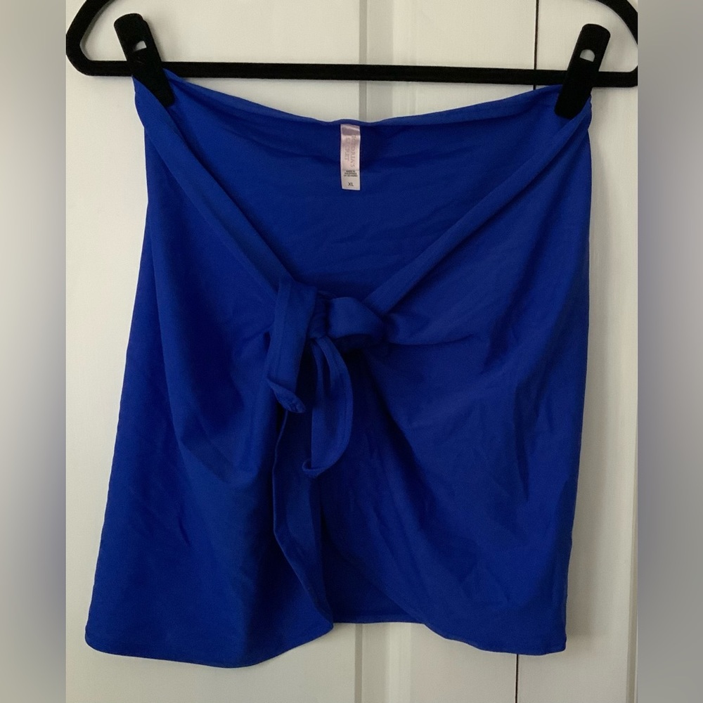 VS bright blue swim coverup